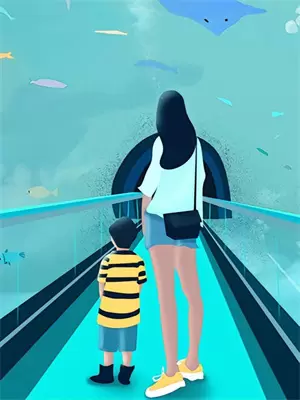 她低头不语